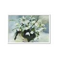 Picture of White Florals _GroupedProduct_Rectangle_Landscape_Framed_Matted_