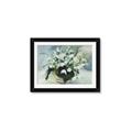 Picture of White Florals _GroupedProduct_Rectangle_Landscape_Framed_Matted_