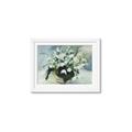 Picture of White Florals _GroupedProduct_Rectangle_Landscape_Framed_Matted_