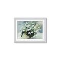 Picture of White Florals _GroupedProduct_Rectangle_Landscape_Framed_Matted_