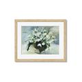 Picture of White Florals _GroupedProduct_Rectangle_Landscape_Framed_Matted_