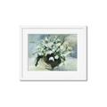 Picture of White Florals _GroupedProduct_Rectangle_Landscape_Framed_Matted_