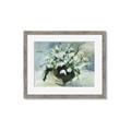 Picture of White Florals _GroupedProduct_Rectangle_Landscape_Framed_Matted_