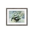 Picture of White Florals _GroupedProduct_Rectangle_Landscape_Framed_Matted_