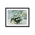 Picture of White Florals _GroupedProduct_Rectangle_Landscape_Framed_Matted_