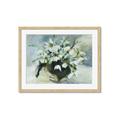 Picture of White Florals _GroupedProduct_Rectangle_Landscape_Framed_Matted_
