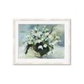 Picture of White Florals _GroupedProduct_Rectangle_Landscape_Framed_Matted_
