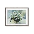 Picture of White Florals _GroupedProduct_Rectangle_Landscape_Framed_Matted_