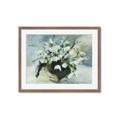Picture of White Florals _GroupedProduct_Rectangle_Landscape_Framed_Matted_