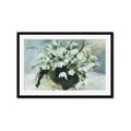 Picture of White Florals _GroupedProduct_Rectangle_Landscape_Framed_Matted_