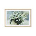 Picture of White Florals _GroupedProduct_Rectangle_Landscape_Framed_Matted_