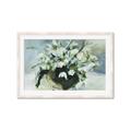 Picture of White Florals _GroupedProduct_Rectangle_Landscape_Framed_Matted_