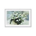 Picture of White Florals _GroupedProduct_Rectangle_Landscape_Framed_Matted_