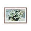 Picture of White Florals _GroupedProduct_Rectangle_Landscape_Framed_Matted_