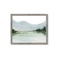 Picture of Watercolour Mountain  _GroupedProduct_Rectangle_Landscape_Framed_Matted_