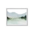 Picture of Watercolour Mountain  _GroupedProduct_Rectangle_Landscape_Framed_Matted_