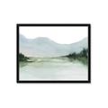 Picture of Watercolour Mountain  _GroupedProduct_Rectangle_Landscape_Framed_Matted_