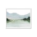 Picture of Watercolour Mountain  _GroupedProduct_Rectangle_Landscape_Framed_Matted_