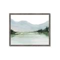 Picture of Watercolour Mountain  _GroupedProduct_Rectangle_Landscape_Framed_Matted_