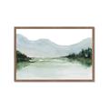 Picture of Watercolour Mountain  _GroupedProduct_Rectangle_Landscape_Framed_Matted_