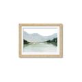 Picture of Watercolour Mountain  _GroupedProduct_Rectangle_Landscape_Framed_Matted_