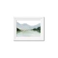 Picture of Watercolour Mountain  _GroupedProduct_Rectangle_Landscape_Framed_Matted_
