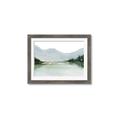 Picture of Watercolour Mountain  _GroupedProduct_Rectangle_Landscape_Framed_Matted_