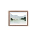 Picture of Watercolour Mountain  _GroupedProduct_Rectangle_Landscape_Framed_Matted_
