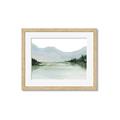 Picture of Watercolour Mountain  _GroupedProduct_Rectangle_Landscape_Framed_Matted_