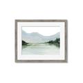 Picture of Watercolour Mountain  _GroupedProduct_Rectangle_Landscape_Framed_Matted_