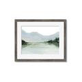 Picture of Watercolour Mountain  _GroupedProduct_Rectangle_Landscape_Framed_Matted_