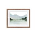 Picture of Watercolour Mountain  _GroupedProduct_Rectangle_Landscape_Framed_Matted_
