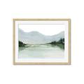 Picture of Watercolour Mountain  _GroupedProduct_Rectangle_Landscape_Framed_Matted_