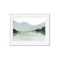 Picture of Watercolour Mountain  _GroupedProduct_Rectangle_Landscape_Framed_Matted_