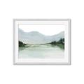 Picture of Watercolour Mountain  _GroupedProduct_Rectangle_Landscape_Framed_Matted_