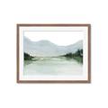 Picture of Watercolour Mountain  _GroupedProduct_Rectangle_Landscape_Framed_Matted_