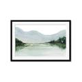 Picture of Watercolour Mountain  _GroupedProduct_Rectangle_Landscape_Framed_Matted_
