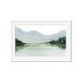 Picture of Watercolour Mountain  _GroupedProduct_Rectangle_Landscape_Framed_Matted_