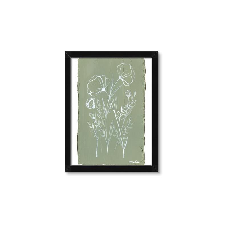 Picture of Floral Spritz II _GroupedProduct_Rectangle_Portrait_Framed_Matted_