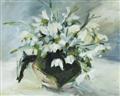 Picture of White Florals _GroupedProduct_Rectangle_Landscape_Unframed_Print_Only_