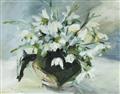Picture of White Florals _GroupedProduct_Rectangle_Landscape_Unframed_Print_Only_