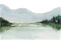 Picture of Watercolour Mountain  _GroupedProduct_Rectangle_Landscape_Unframed_Print_Only_