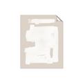 Picture of Cream Dabs II _GroupedProduct_Rectangle_Portrait_Unframed_Print_Only_