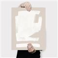 Picture of Cream Dabs I _GroupedProduct_Rectangle_Portrait_Canvas_