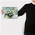 Picture of White Florals _GroupedProduct_Rectangle_Landscape_Canvas_