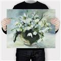 Picture of White Florals _GroupedProduct_Rectangle_Landscape_Canvas_