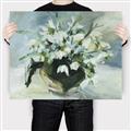 Picture of White Florals _GroupedProduct_Rectangle_Landscape_Canvas_