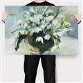 Picture of White Florals _GroupedProduct_Rectangle_Landscape_Canvas_