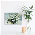 Picture of White Florals _GroupedProduct_Rectangle_Landscape_Canvas_