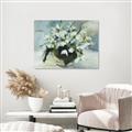 Picture of White Florals _GroupedProduct_Rectangle_Landscape_Canvas_